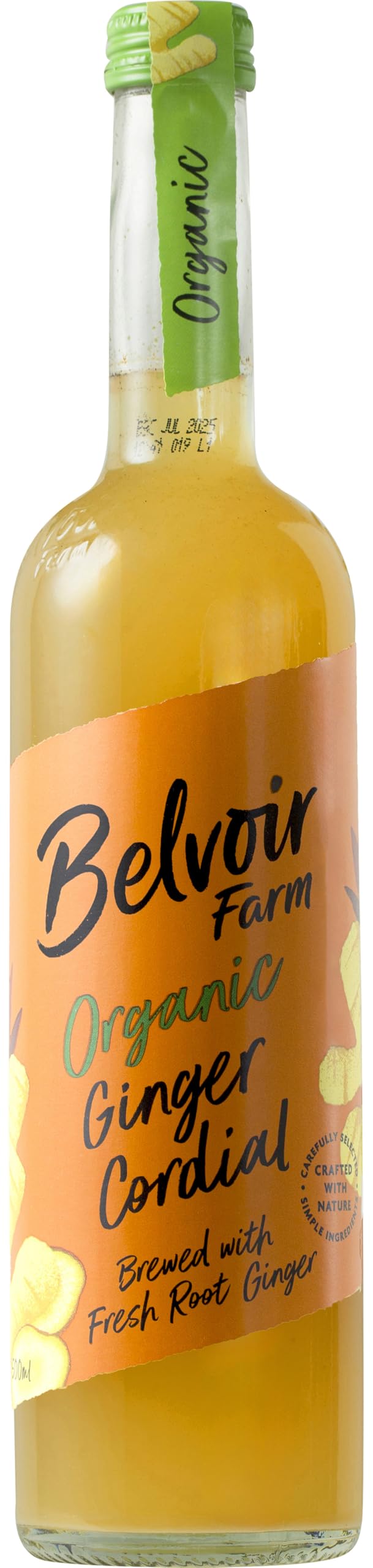 【51%OFF】【4,980円】 ユウキ食品 有機 コーディアル ジンジャーシロップ 500ml（約4L分）×6本 【送料無料】