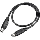 uxcell PS/2マウスおよびキーボード延長ケーブル 6ピン 長さ0.5 M オスからオス PC用 PVC製