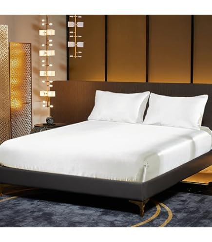 Amazon｜Utukkyシルクシーツ ボックスシーツ 6Aクラス 夏用 冷感