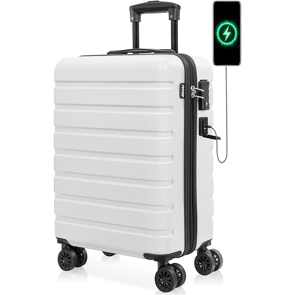 Amazon | AnyZip (エニージップ) スーツケース ポリカーボネート ABS