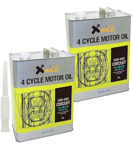 Amazon | AZ (エーゼット) CEB-003 4輪用 エンジンオイル 8L 5W-40 SP