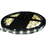 LEDテープライト 5m 300灯 12V 両端子 1チップ 薄型 非防水 単体 白色