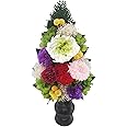 フローラルビジョン プリザーブドフラワー仏花 (菊華･グリーン) 単品/花束タイプ/仏壇用