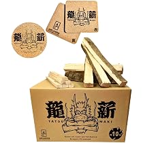 Amazon.co.jp: 【 龍薪 】 たつまき 乾燥薪 約 10kg ／ 30cm 〈 広葉樹 