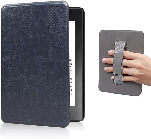 Case for Kindle Paperwhite 6 Inch (5th/6/7th Generation, 2012/2013/2015 Release, Model EY21 & DP75SDI), Lightweight, Thin Protective Cover with Hand Struck and Auto Sleep Function (Crazy Horse Print) - 1