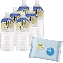 Amazon | 月のしずく ミネラルウォーター2L 6本 神秘の水100ml