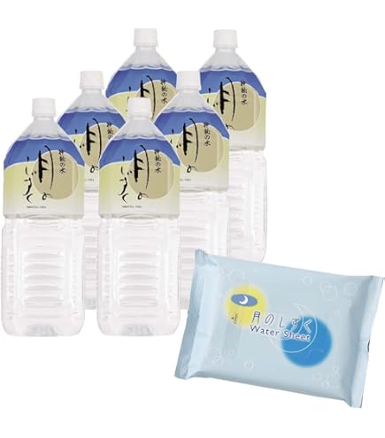 Amazon.co.jp: 神秘の水 月のしずく 2L×6本 : 食品・飲料・お酒