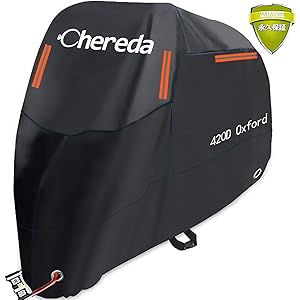 [進化型]バイクカバー バイク車体カバー Chereda 原付カバー 高品質 420D厚手 耐熱の厚い生地 超撥水塗料オ…