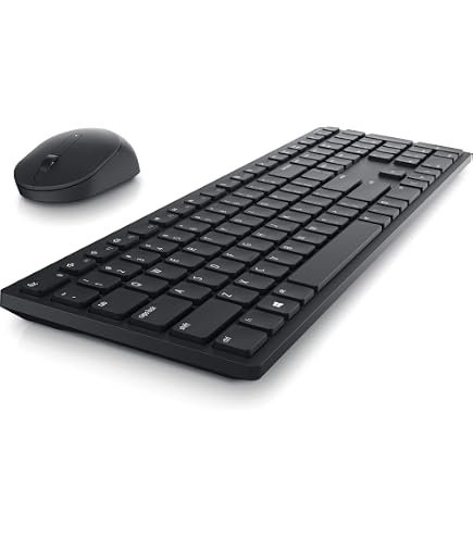 Amazon | Dell KM3322W Wireless Keyboard and Mouse, UK QWERTY Full