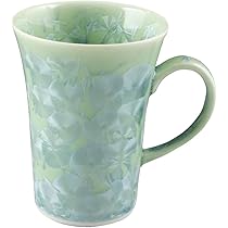 Amazon.co.jp: 京焼 清水焼 陶あん窯 マグカップ 花結晶(緑