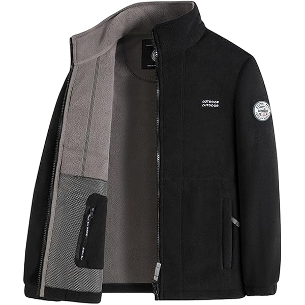 MAHF フリース　ウェア Amazon | [Manatsulife] メンズ フリース ジャケット フード付き