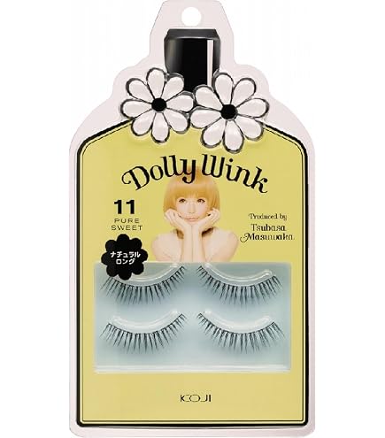 Amazon | ドーリーウインク アイラッシュ 34 黒 2ペア (x 1) | Dolly