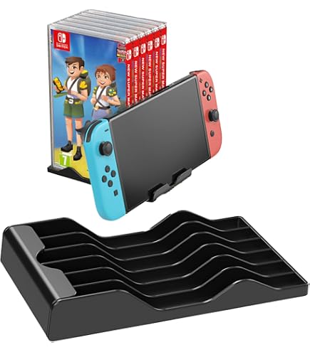 Amazon | Nintendo Switch 有機ELモデル 対応 ソフト 収納 スタンド