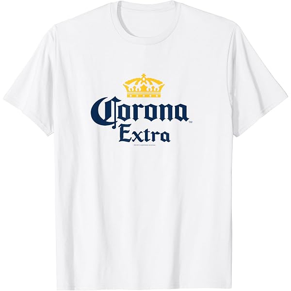 Amazon | 正式に認可されたコロナエクストラクラウンロゴ Tシャツ | T