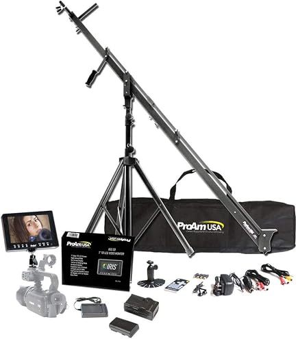 Amazon.co.jp: カメラクレーン ジブアーム 全長2.4m ProAm DVC200