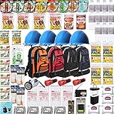 ヘルメット付き 防災セットDX【4人用セット】防災グッズ 非常用持ち出し袋 防災用品 非常持ち出し袋 女性用