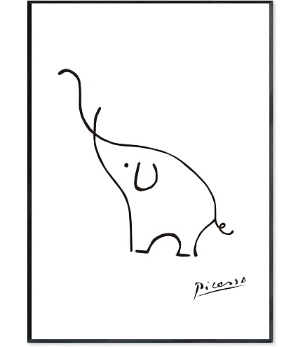 Amazon.co.jp: 名画・抽象画 Pablo Picasso パブロ ピカソ Le pingouin