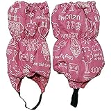 子供用 スノーカバー 中綿フットカバー脚絆 足カバー 防寒 撥水加工 スキー 女の子 女児 j-snk04 Mサイズ No.06