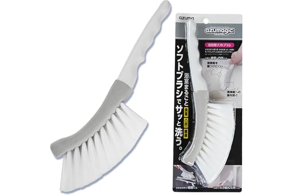 【SNSで話題】アズマ アズマジック 浴室用ソフトブラシ 洗剤の泡立て 浴室 浴室床 タイル 傷つけない ホームクリーニング プロ推奨 風呂掃除 浴室ブラシ 掃除用ブラシ クリーニングブラシ BT763