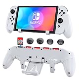 Switch 有機EL グリップ 左右非対称 OIVO コンソールハンディグリップ スイッチグリップ ゲームカード収納 人間工学 Switchグリップ
