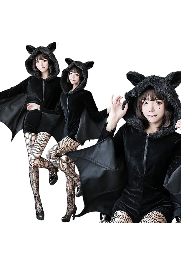 Amazon.co.jp: [SUAIARTCOLE] コウモリ ハロウィン コスプレ