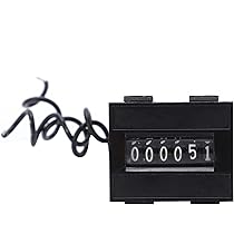 Amazon.co.jp: 電磁カウンター 電磁トータルカウンタ 6桁 小型電子
