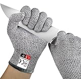 (Medium) Best-Sun Cut Resistant Gloves Food Grade Level 5 Protection, Safety Kitchen Cuts Gloves 1 P