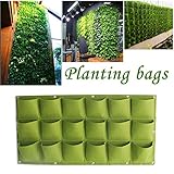 プランター フェルト 植物栽培バッグ 壁掛け式 植物育成バッグ 植栽バッグ フェルトプランター 園芸 植物 野菜 植栽バッグ 収納ポケット 植え袋 不織布 鉢 栽培用 園芸用 ガーデン 庭 室内 通気