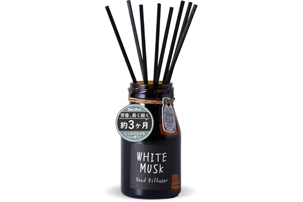 ホワイトムスク ディフューザー ジョンズブレンド 約3ヶ月分 140mL ルームフレグランス リードディフューザー アロマ 部屋用 芳香剤