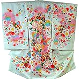 産着 初着 祝い着 女の子 着物 /S53白・毬