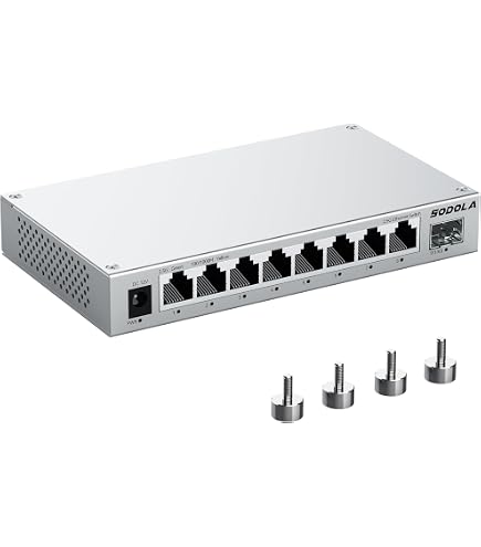 Amazon.co.jp: SODOLA 2.5Gbps スイッチングハブ 10ポート（8x2.5G