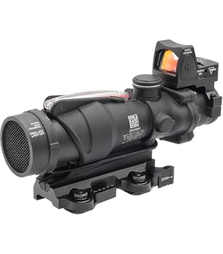 Trijicon ACOG スコープ 4×32 RMRドットサイト レプリカ Amazon.co.jp: ACOG 4×32スコープ＆RMRドットレプリカ 集光