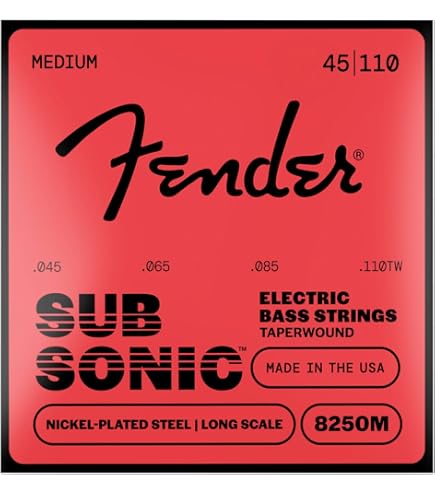 Amazon.co.jp: Fender エレキベース弦 7250 Bass Strings, Nickel
