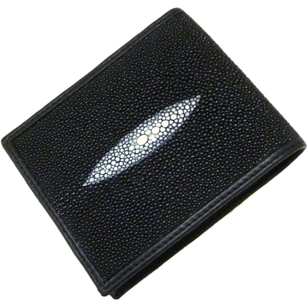 コンパクト財布(スティングレー/エイ) エイ革/スティングレイレザー コンパクトショートウォレット/革