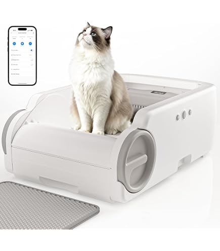未使用未開封】Prairia 自動猫砂トイレ オープン型 猫 トイレ 自動清掃