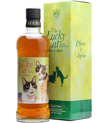 Amazon.co.jp: 国産ウィスキー ザ ラッキーキャット チョコ 箱入 700ml