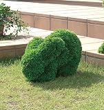 ガーデニング トピアリー 293A200光の楽園 ウサギ　S約 幅25×奥行55×高さ32cm