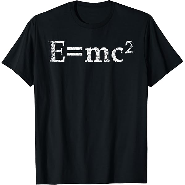 Amazon | 物理相対性理論E = mc2方程式の式 E=mc2 Tシャツ | Tシャツ