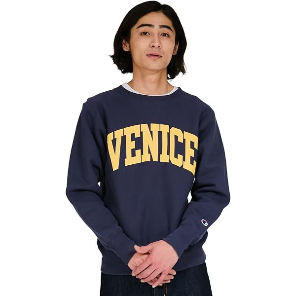 チャンピオン] スウェット 長袖 丸首 11.5oz COTTON USA グラフィック 