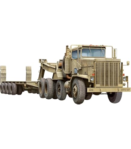 1/72 タコム「M1070 & M1000 W/D9R」 Build review of the Takom M1070 and M1000 transporter with