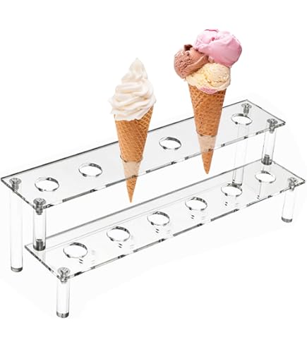 送料無料 税込価格】2個セット アイスクリームスタンド コーン