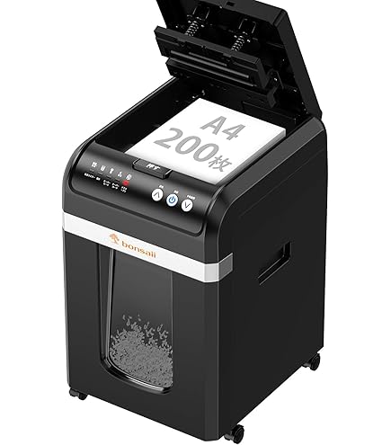 GBC シュレッダー GCS200AFM オートフィードシュレッダー Amazon.co.jp: GBC シュレッダー 静音 オフィス用 業務用 自動細