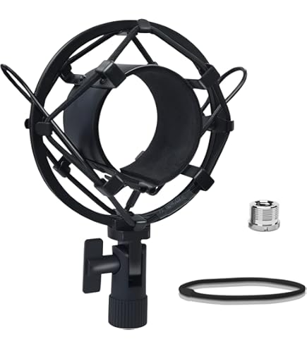 ショックマウント マイク 金属製 黒 ブラック 軽量 コンパクト 丈夫 Amazon.co.jp: AORO マイクショックマウント マイクホルダー 汎用