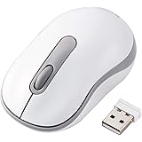 エレコム ワイヤレスマウス M-DY10DRSKWH 静音 抗菌 3ボタン Sサイズ ホワイト
