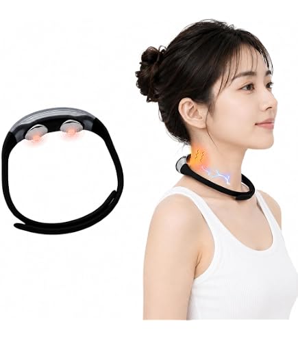 Amazon.co.jp: リラクゼーション器 首 軽量 【2024革新モデル】 USB