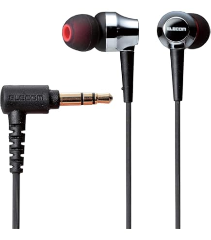 Amazon.co.jp: エレコム カナル型イヤホン ハイレゾ音源対応 ステレオ