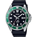 [カシオ] CASIO 腕時計 ダイバーウォッチ MDV-106B-1A3V グリーンベゼル メンズ 海外モデル [並行輸入品]