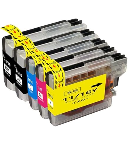 Amazon.co.jp: ブラザー用 LC11-4PK LC16-4PK 互換インク LC11