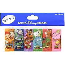 Amazon | トイ・ストーリー 消しゴム カドケシ 6個セット ディズニー 