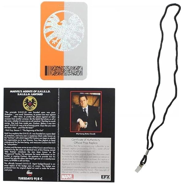 Amazon.co.jp: マーベル エージェント オブ S.H.I.E.L.D. バッジ ID